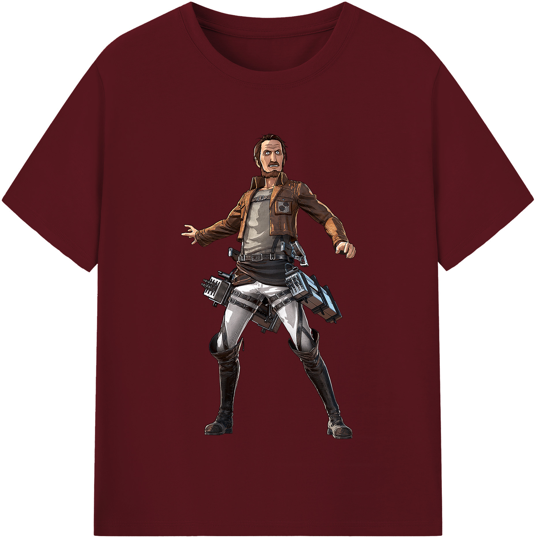 （画像用） 進撃の巨人 Attack on Titan 綿100％半袖Tシャツ（フロントプリント）